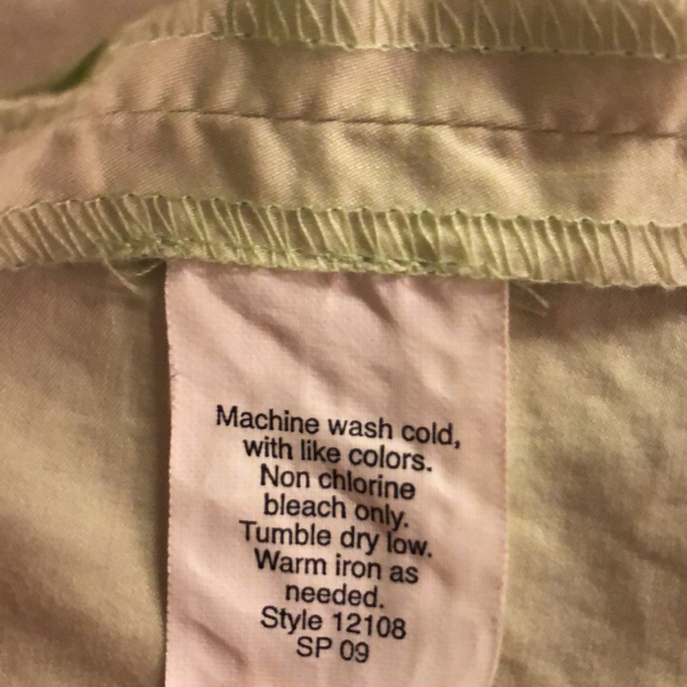 J. Crew Mint Green Short-Sleeve Scoop Neck Fit & Flare Cotton Dress - Picture 12 of 12